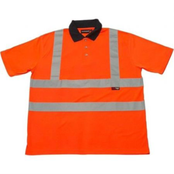 Picture of HI VIS POLO SHIRT SHORT SLEEVE