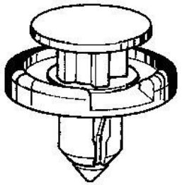 Picture of Body Clip - Plastic Rivet