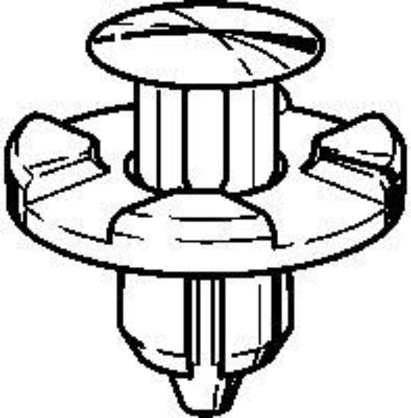 Picture of Body Clip - Plastic Rivet