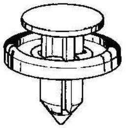 Picture of Body Clip - Plastic Rivet