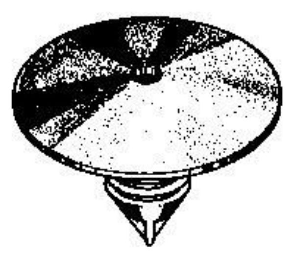 Picture of BLACK-MOPLEN-POLYP-BUTTON
