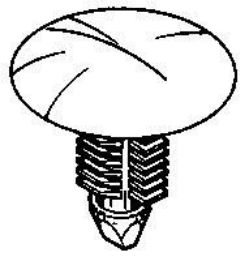 Picture of BLACK-NYLON-BUTTON-CLIP-FOR-FIAT/ALFA-ROMEO-CARS