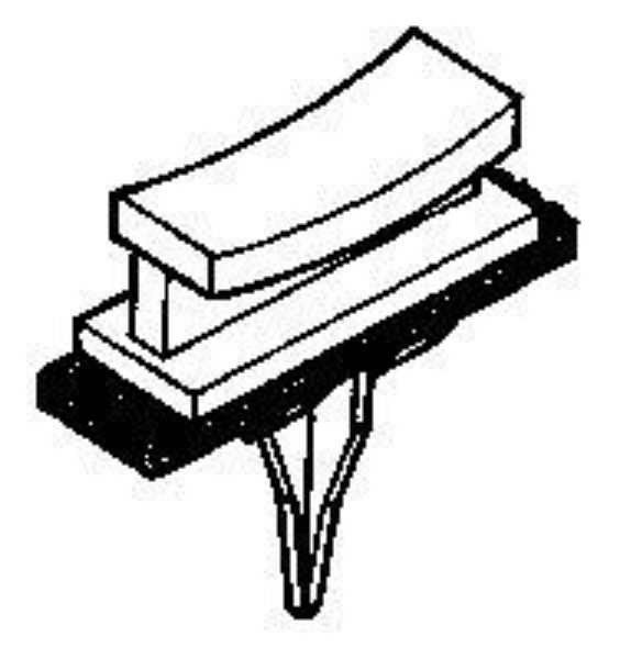 Picture of BLACK-ACETAL-RESIN-TRIM-CLIP