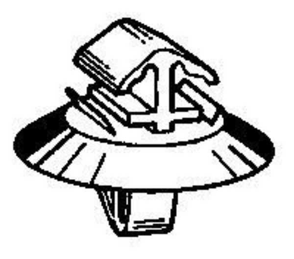 Picture of WHITE-RESIN-FASTNER-FOR-MOULDING
