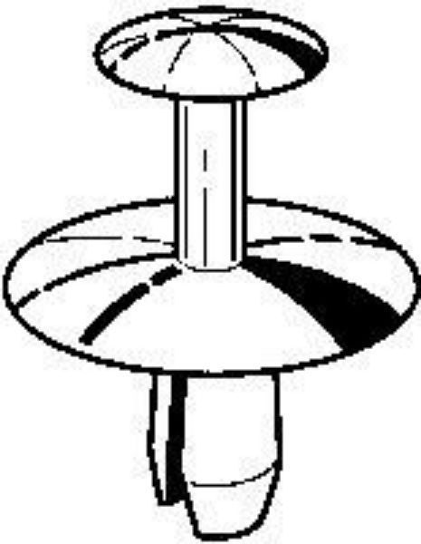 Picture of BLACK-NYLON-RIVET-FOR-PEUGEOT/FIAT/LANCIA-VEHICLES