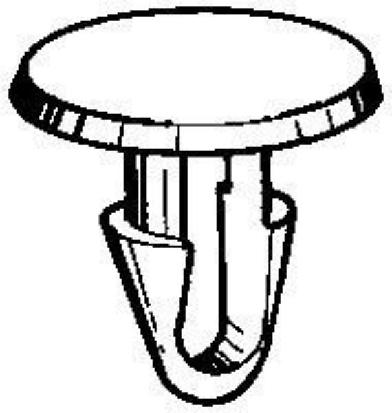 Picture of BLACK-NYLON-POLYAMIDE-BUTTON-FOR-TOYOTA-VEHICLES