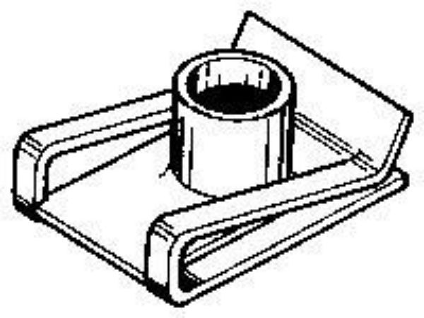 Picture of YELLOW-ZINC-METAL-CLIP-FOR-RENA-PEU-FORD-VEHICLES
