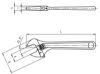 Adjustable open-end wrench - OPNENDWRNCH-ADJ-(WS0-24)