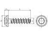 W&Uuml;PLAST&lt;SUP&gt;&reg; &lt;/SUP&gt;pan head screw with flange and hexagon socket - SCR-FLG-W1451-TX20-10.9-(P3R)-5X16