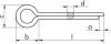 Split pin - SPLTPIN-DIN94-A2-1,6X25