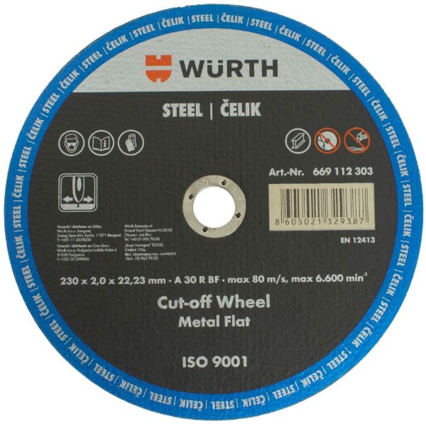 Picture of Cutting discs  Blue for steel