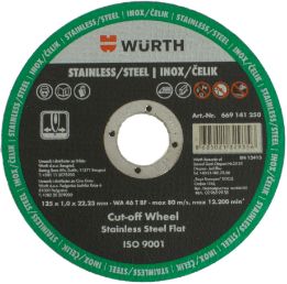 Picture of Cutting discs  Green for stainless steel