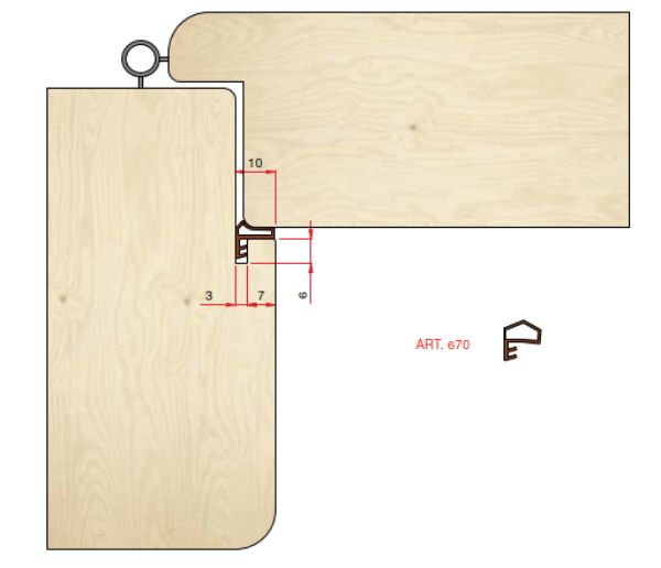 Picture of PVC GASKETS FOR DOORS