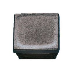 Plastic end cap, square - ECAP-PLA-(SQUAR-PIP)-BLACK-20X20X2