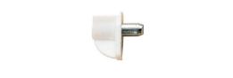 Plastic shelf support - SHLFSPRT-INSERT-PLA-BROWN-PLUGD5