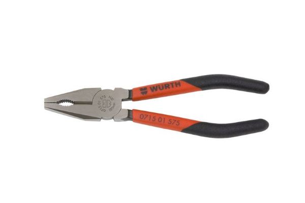 Combination pliers DIN ISO 5746 - COMBIPLRS-BLACK/RED-L180MM