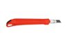 1K cutter knife with slide - CUTTER-RED-H9MM-L140MM
