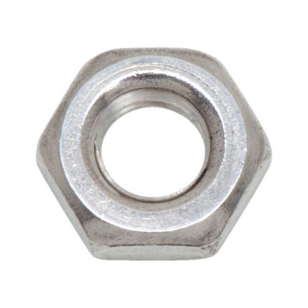 Hexagonal nut, low profile - NUT-HEX-DIN439-B-A2-WS10-M6