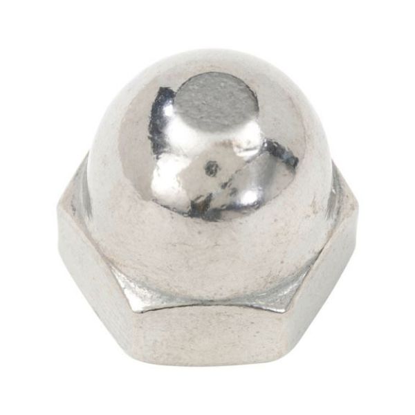 Hexagonal cap nut, high profile - NUT-CAP-HEX-DIN1587-A2-WS13-M8