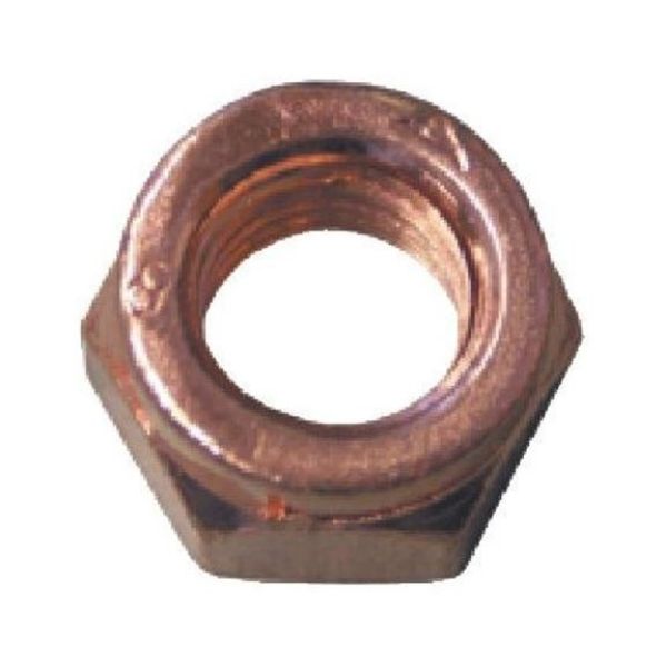 Exhaust slotted nut, reduced wrench size - NUT-SL-DIN14441-6-WS12-(C4L)-M8