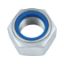 Show details for Hexagon nut, low profile, with clamping piece (non-metal insert) Hexagon nut, low profile, with clamping piece (non-metal insert) - NUT-HEX-SLOK-DIN985-I6I-WS5,5-(A2K)-M3