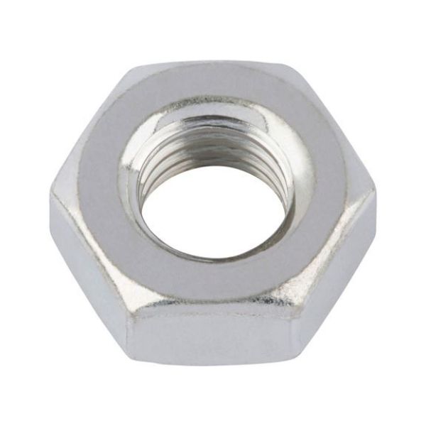 Hexagonal nut with clamping piece (all-metal) - NUT-HEX-SLOK-SIDIN980-A2-(SN)-WS13-M8
