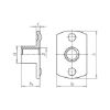 Weld nut, high profile  - NUT-WELD-A-M6