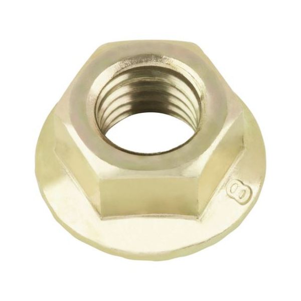 Serrated locking nut - NUT-SER-SIDIN6923-8-WS7-(A2C)-M4