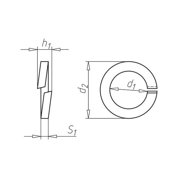 WÜRTH Malta Online Shop-Lock washer with right-angle cross-section ...