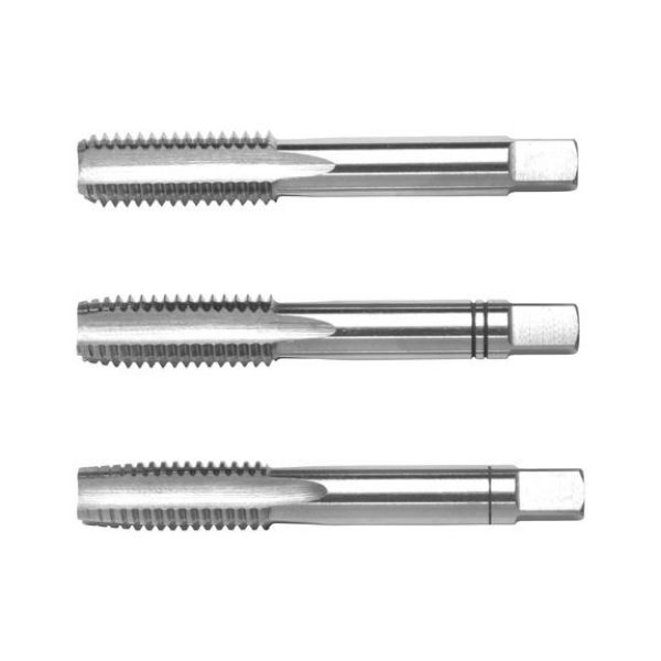 Manual screw tap set HSS, DIN 352 - HNDTAP-SET-DIN352-HSS-M6-3PCS