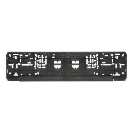 Complete unprinted Classic number plate holder - QF-COMPL-PLT/STR-NEUTRAL-CLASSIC-520MM