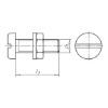 Number plate screw - SCR-NOPLT-PANHD-NUT-PA6.6-BLCK-6X20