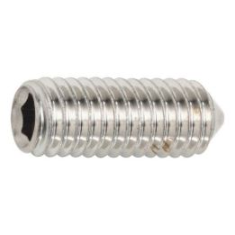 Hexagon socket set screw with flattened tip - SCR-PT-ISO4027-A4-21H-IH2-M4X4