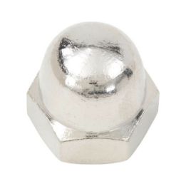 Hexagonal cap nut, high profile - NUT-CAP-HEX-DIN1587-BRS-WS5,5-(E2J)-M3