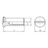 Sleeve nut, pan head - NUT-SLEV-RSDCS-(E2J)-M4-7X7