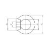 Ring nut - NUT-RG-DIN582-C15E-(A2K)-FORGED-M8