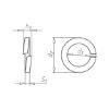 Lock washer for cheese-head screw - RG-SPG-DIN7980-(MZN)-D20,2