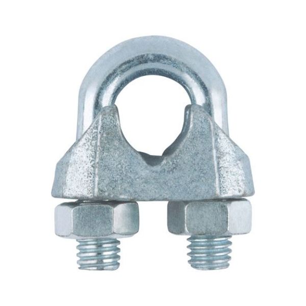 Wire rope clamp - ROPCMP-DIN741-(A2K)-D3/8-10,0