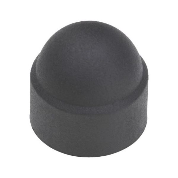 Cover cap for hexagonal bolts and nuts - CAP-PLA-(F.SCR-HEX)-BLACK-WS8-M5