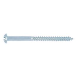 Wood screw, DIN 96 Half moon head with slot - SCR-HRDHD-DIN96-WO-SL-(A2K)-5X20