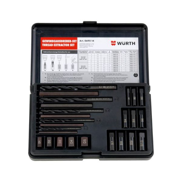 Picture for category Threaded extractor assortment/set
