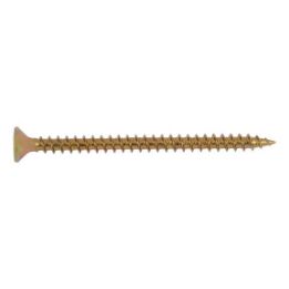 W&Uuml;POFAST&lt;SUP&gt;&reg;&lt;/SUP&gt;, yellow galvanised Particle board screw - SCR-CS-WO-Z2-(A2L)-4X16