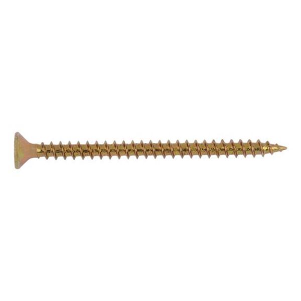 W&Uuml;POFAST&lt;SUP&gt;&reg;&lt;/SUP&gt;, yellow galvanised Particle board screw - SCR-CS-WO-Z1-(A2L)-3X12