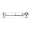Hexagon Socket Head Cap Screw with centre, with low head - SCR-CYL-DIN6912-08.8-IH3-M4X12