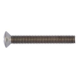 Raised countersunk head screw with H recessed head - SCR-RSDCS-DIN966-A4-H2-M5X50