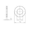 Washer with large outside diameter - WSH-DIN9021-PA-D10,5