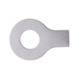 Lock plate with two tabs - LOKPLT-2TAB-DIN463-(A2K)-D6,4