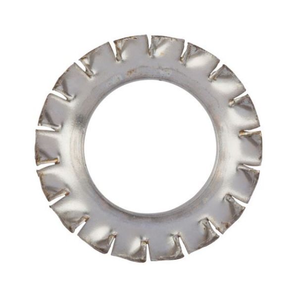 Serrated lock washer, countersunk, shape V - WSH-SER-DIN6798-A2-V-D13,0