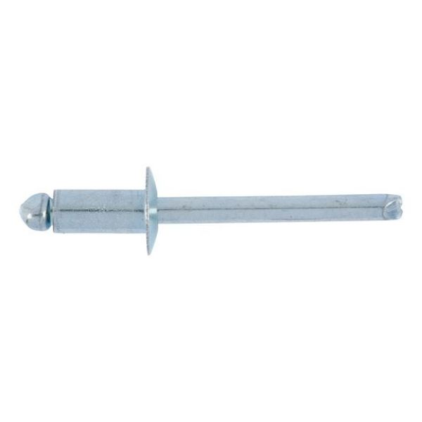 Blind rivet, open, with break mandrel and flat head - RIV-ISO15977-L-ALU/ST-(6,0-8,0)-4,8X12