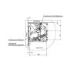 Flap fitting  Kinvaro T 71 - FLPLFTFITT-KINVARO-T71-KIT-RAL7045